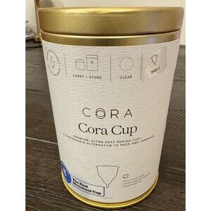 Cora Menstrual Cup (Size 2) Medium New Easy Does It Cup